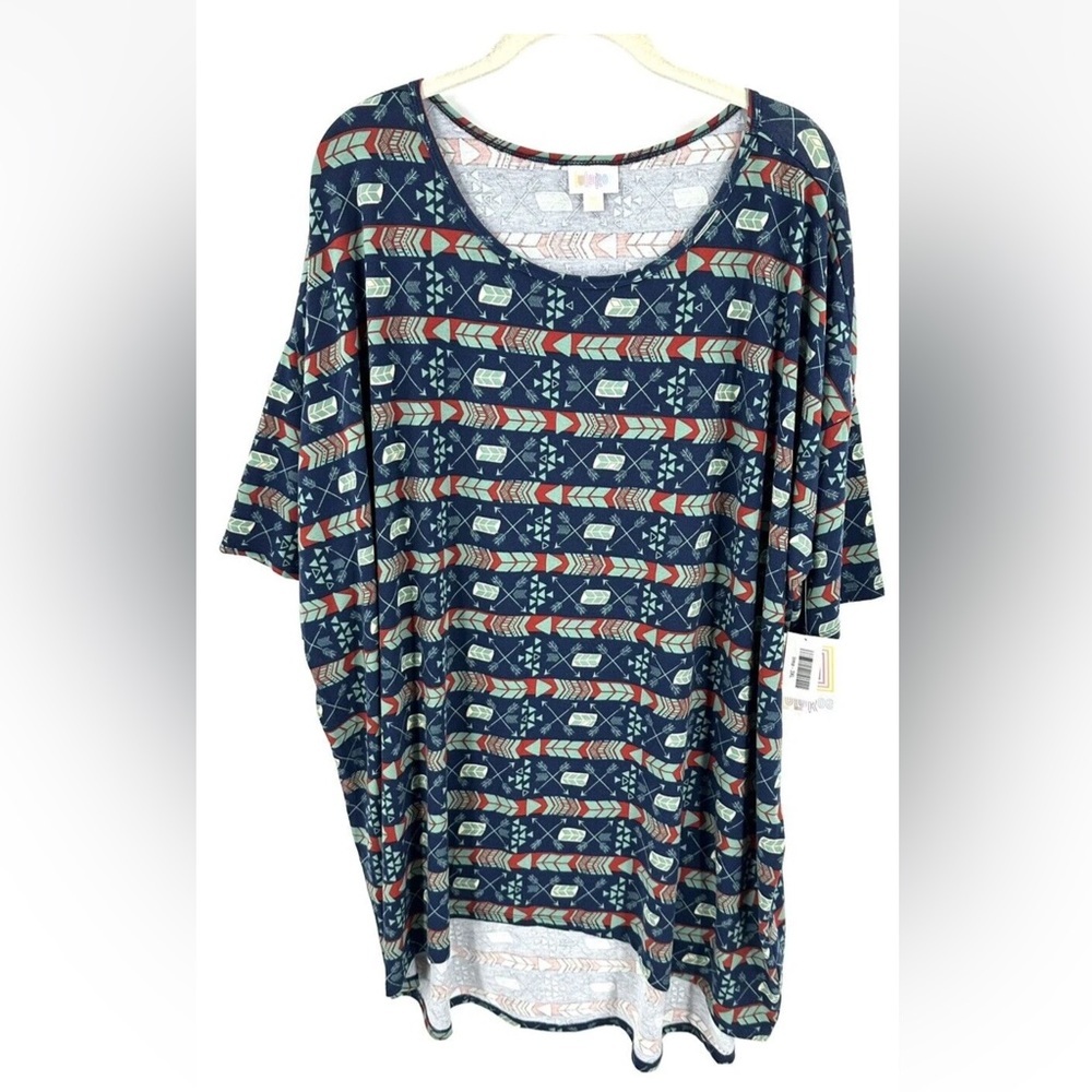 Lularoe Irma Tunic Top Womens 3XL Southwest Aztec Boho Indie Geometric Artsy